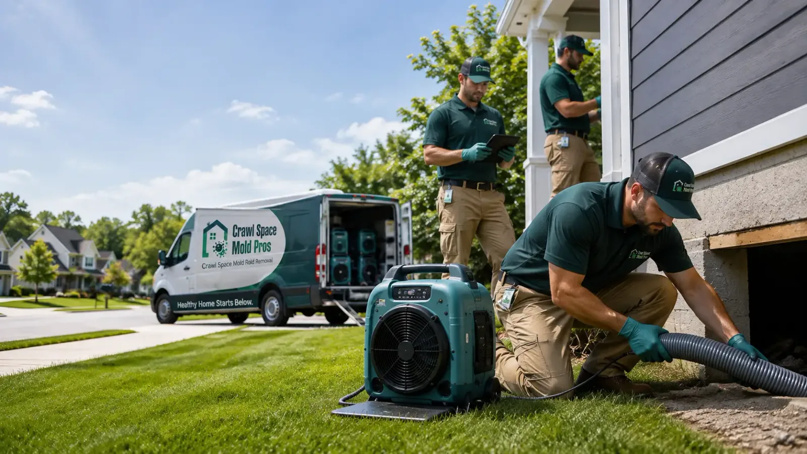 Crawl Space Mold Removal in Warwick, MA